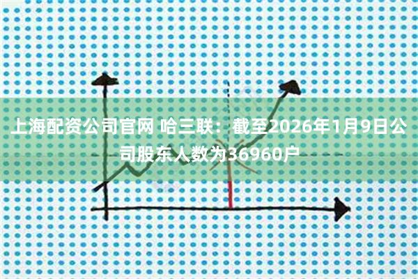 上海配资公司官网 哈三联：截至2026年1月9日公司股东人数为36960户